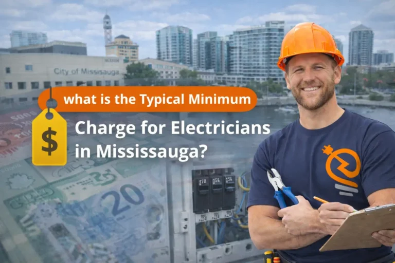 What is the Typical Minimum Charge for Electricians in Mississauga?