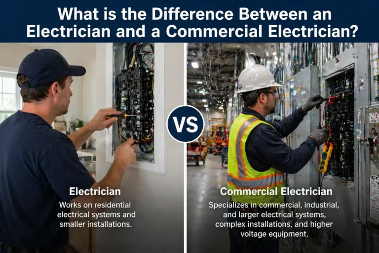 Electrician vs Commercial Electrician: Mississauga